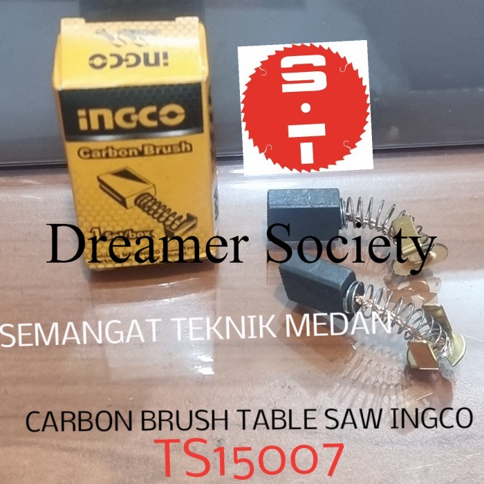 Berkualitas SPAREPART CARBON BRUSH MESIN TABLE SAW TABLESAW INGCO 10" TS15007 FCX560