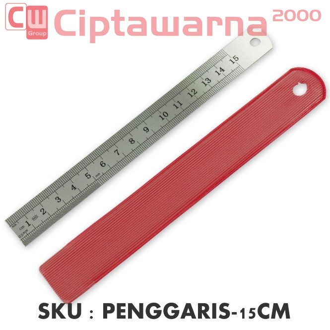

PENGGARIS BESI 15 cm Stainless Pengaris Garisan