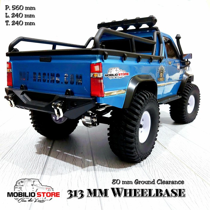RGT EX 86110 Pioneer 1/10 RC Rock Crawler 4x4 Offroad - Biru