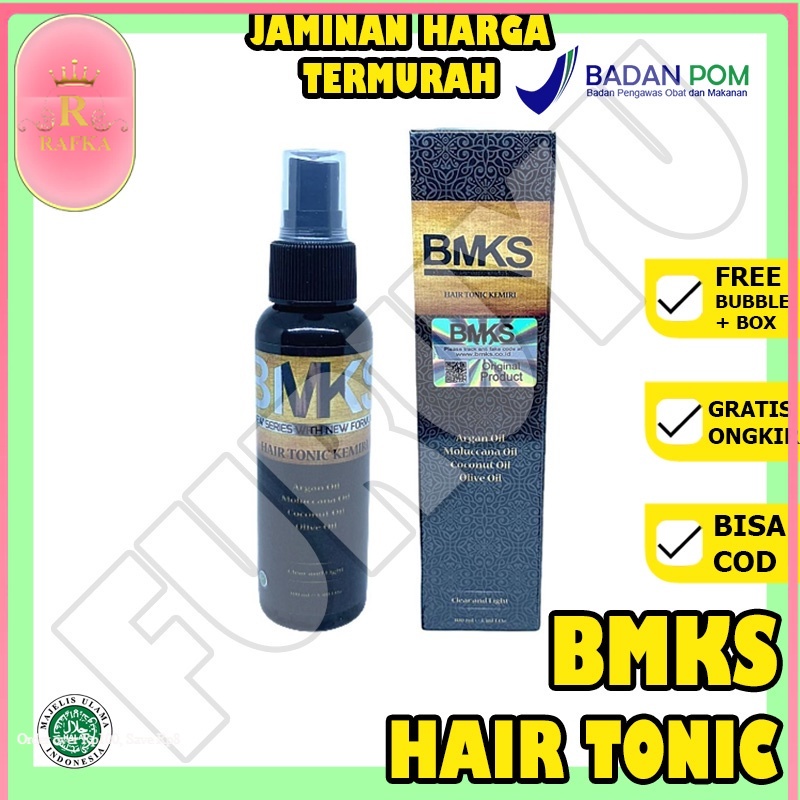 TONIC BMKS SPRAY HAIR TONIC KEMIRI  Penumbuh Rambut  Anti Kebotakan