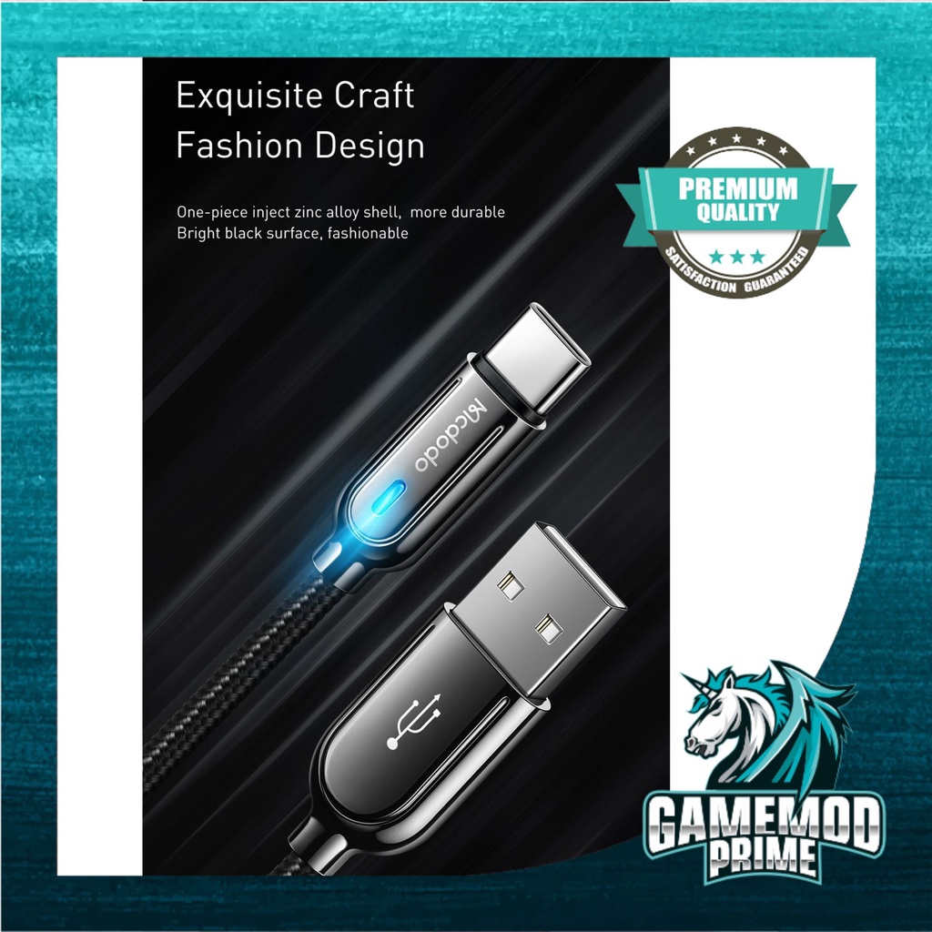 MCDODO TYPE C POWER OFF 5A 1 MTR BLACK  CA 6190