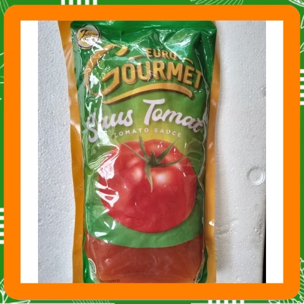 

Gourmet saus tomat 1 kg, saus tomat 8 gram sachet 24 pcs Best Seller