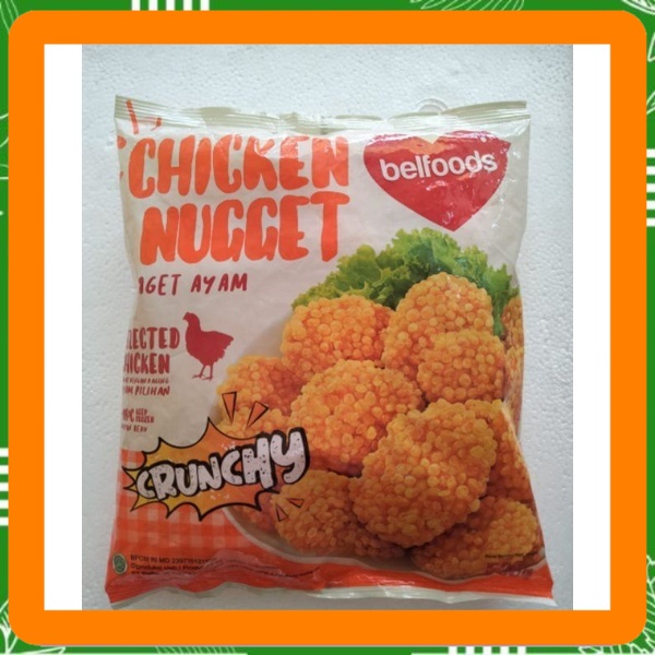 

Belfoods chicken nugget crunchy 500 gr naget ayam crispi Best Seller