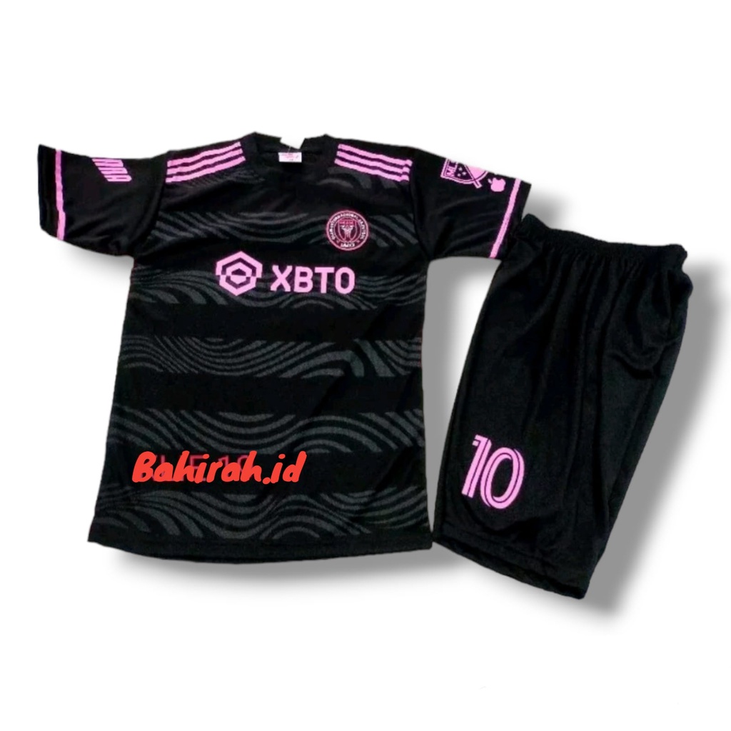 SETELAN BOLA ANAK INTER MIAMI MESSI / JERSEY TERBARU MESSI USIA 1-15THN