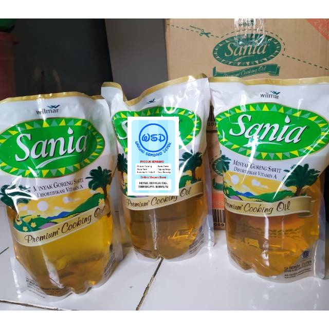 

Minyak Goreng Sania Kemasan Refill 2 Liter