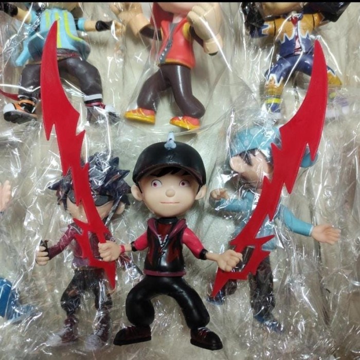Action Figure Boboiboy Mainan pajangan Boboiboy Random