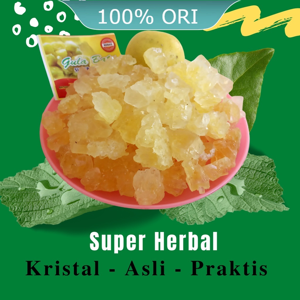 

Gula Batu Pecahan Kecil 1kg Asli Kristal Kuning Super Herbal Rock Madu Sugar Potongan Small Size jogja Cirebon