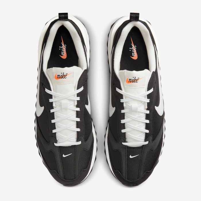 NIKE AIR MAX DAWN BLACK WHITE METALLIC SILVER - 42