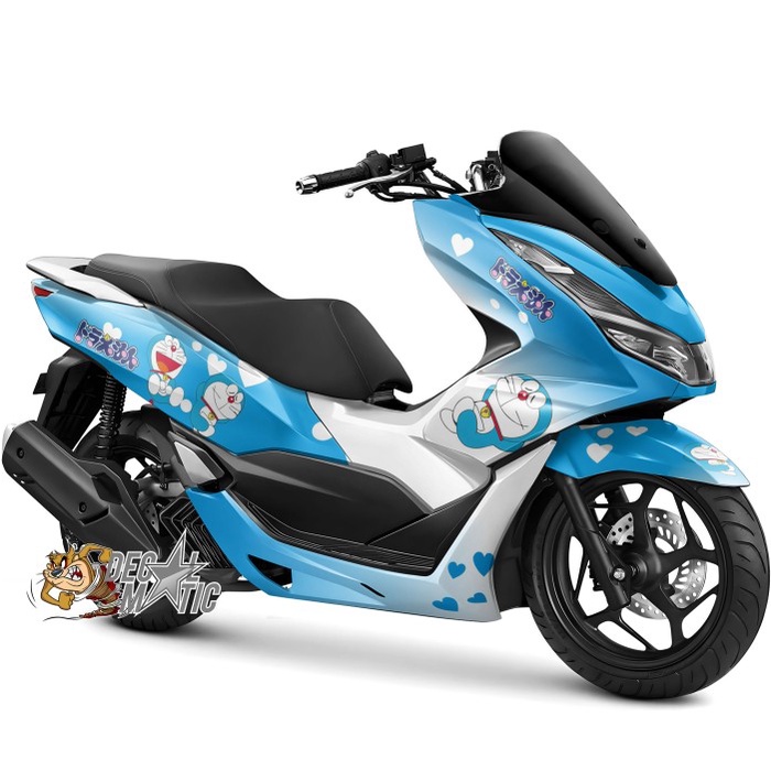 Stiker  PCX Full Body - Decal Full Body Motor Honda PCX 150 PCX160 Doraemon Love