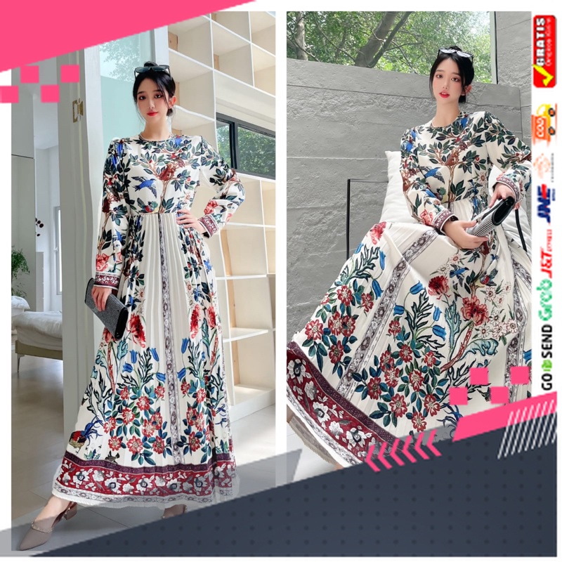BAJU GAMIS MODEL BARU TERMURAH STYLE TRENDY /DRESS MAXI ALMIRAH FASHION IMPORT BANGKOK