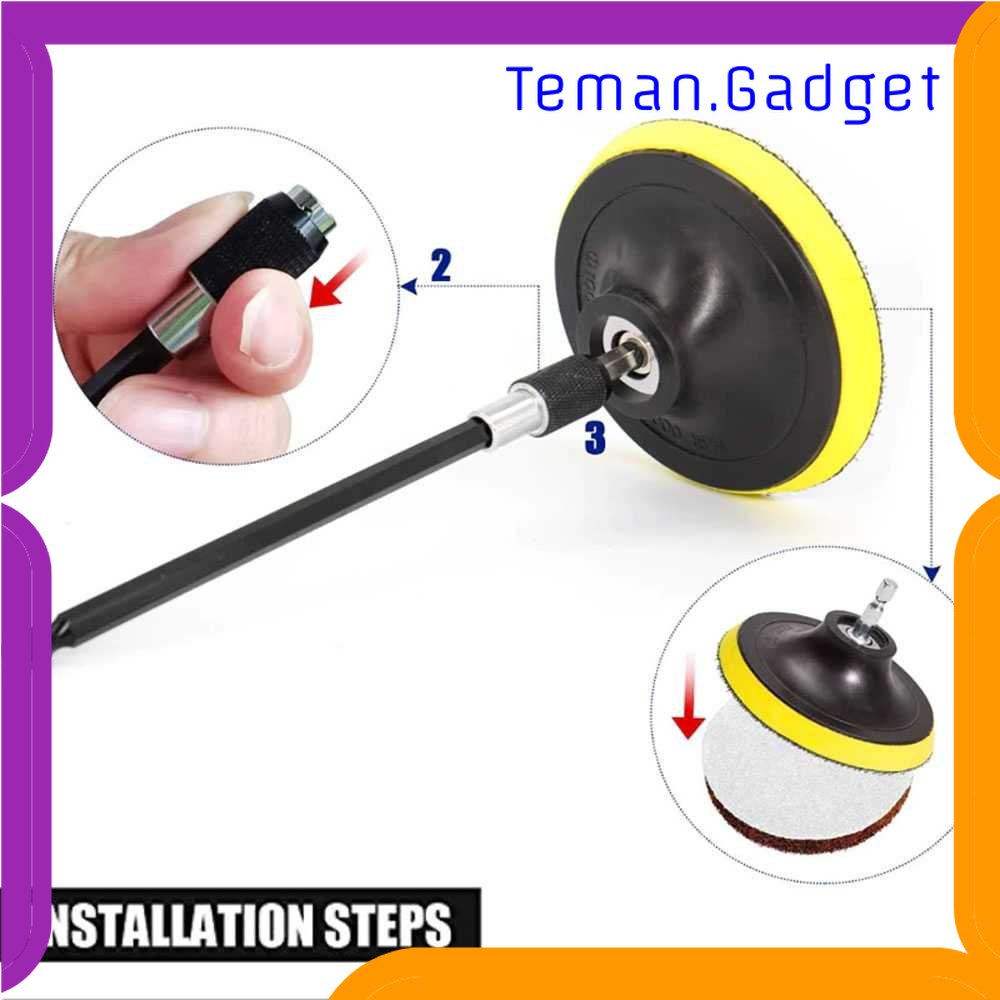 TG - ART UNTIOR Kepala Sikat Pembersih Brush Car Polisher Kit 15 PCS - UT760