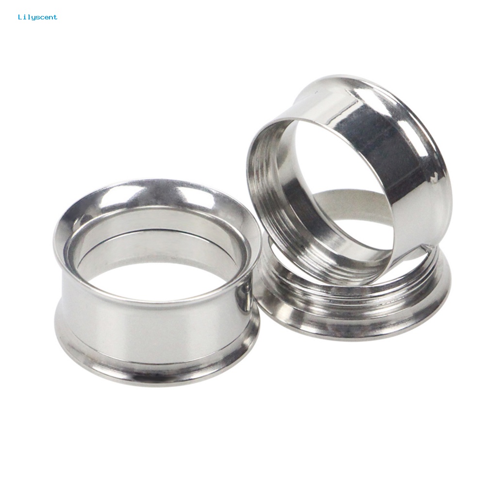 Lilyscent 1Pc Ear Jewelry Tunnel Stretcher Untuk Pesta Tandu Terowongan Stainless Steel Warna-Warni Nyaman