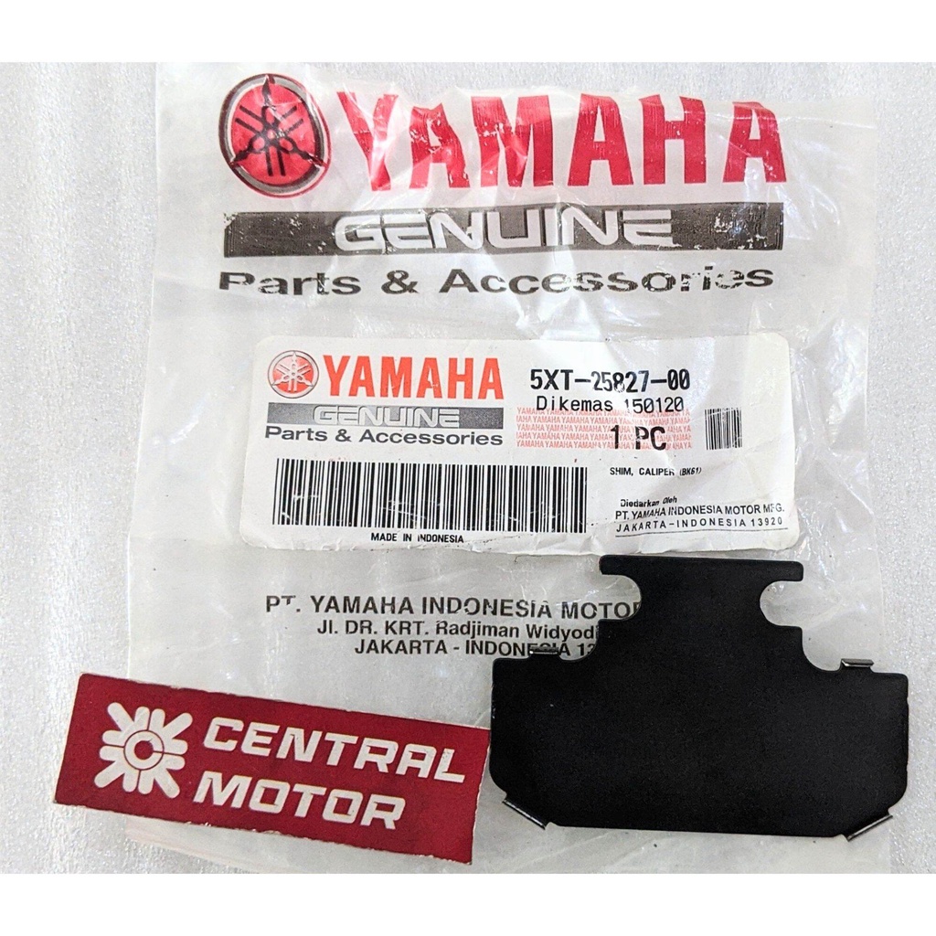SHIM CALIPER PLAT KAMPAS REM BELAKANG R15 V3 WR 155 ORIGINAL YAMAHA 5XT-25827-00