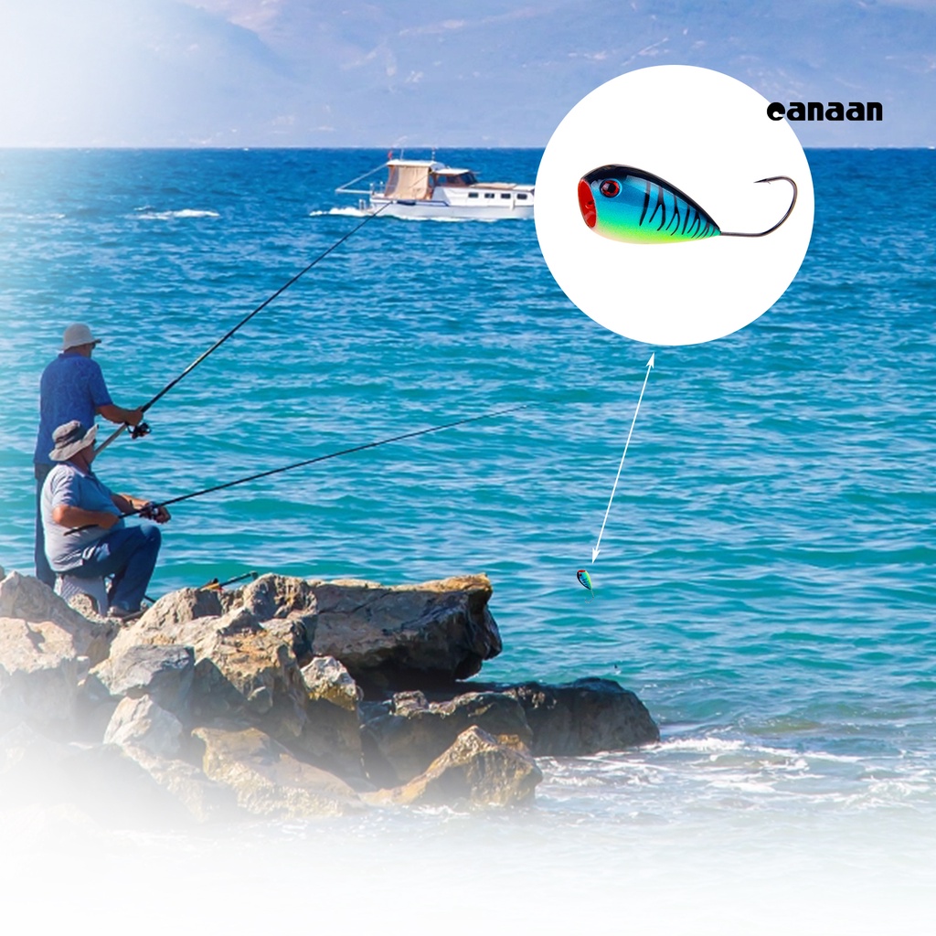 Cnn-13g/8cm Umpan Umpan Kait Tajam Simulasi Realistis Angling Mengambang Air Kait Tunggal Umpan Umpan Memancing Luar Ruangan