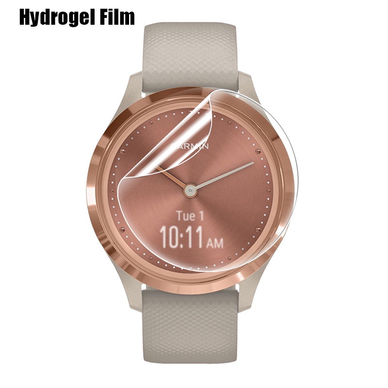 [Harga Grosir] 1PC TPU Soft Hydrogel Film Untuk Garmin Move Trend Tempered Glass Film Pelindung Anti Gores Gel Film Aksesoris Jam Tangan HD Bening Anti Jatuh Pelindung Layar