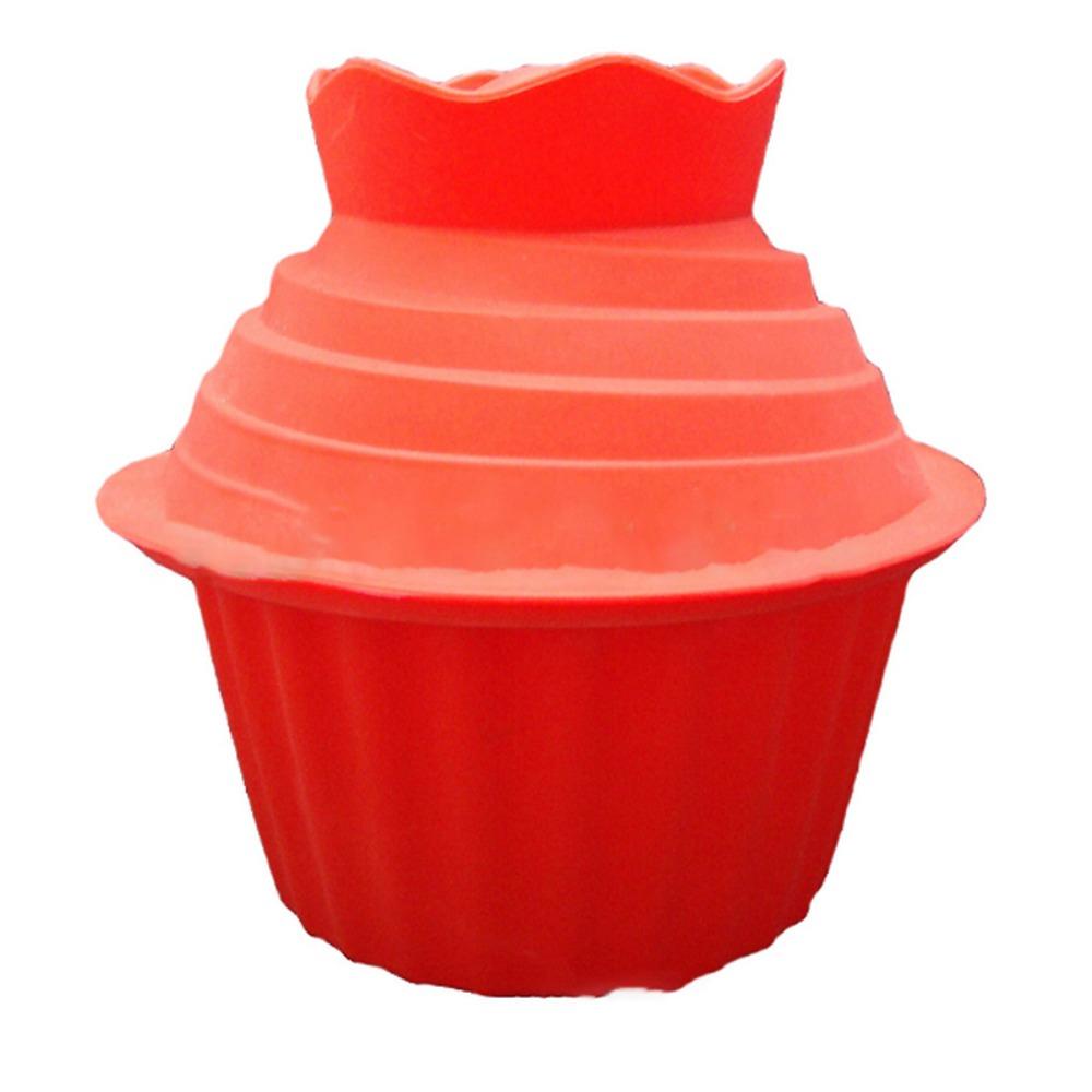 3 Pcs/set Giant Cupcake Bakeware DIY Silikon Cetakan Kue Cetakan Puding Pastry Dish Antilengket Besar Top Cupcake