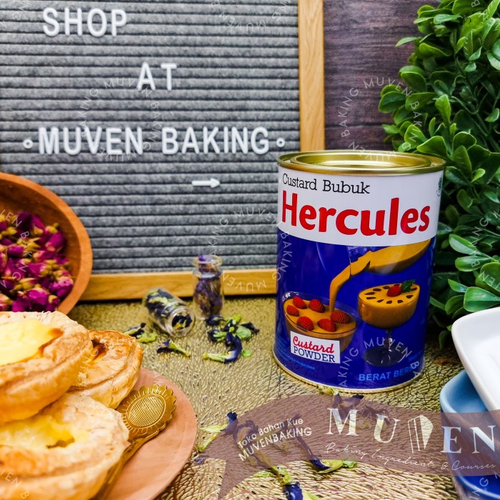 

Terlaris Bbb Tepung Custard Powder Hercules 300 Gr / Vla Premix Isian