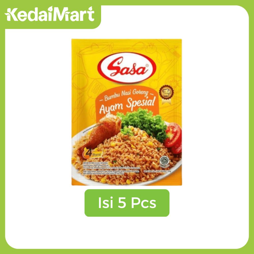

KM Paket Sasa Bumbu Nasi Goreng Ayam Spesial 20 Gram X 5