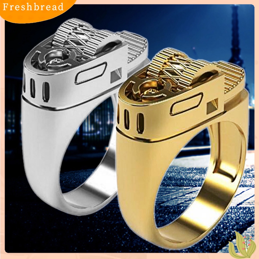 &lt; Freshbread &gt; Pria Fashion Cincin Paduan Pribadi Circlet Kilau Perhiasan Hadiah