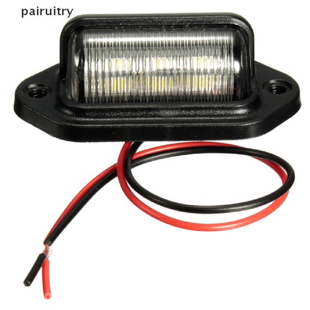 Prt 1X 6LED Plat Nomor Lisensi Tag Interior Step Light Untuk Boat RV Trailer Caravan PRT