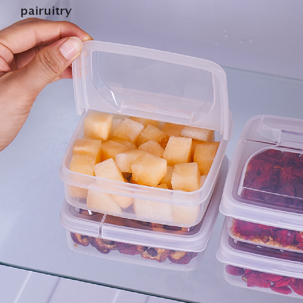 Prt Kotak Penyimpanan Mentega Keju Kulkas Portable Fresh-keeping Organizer Case PRT