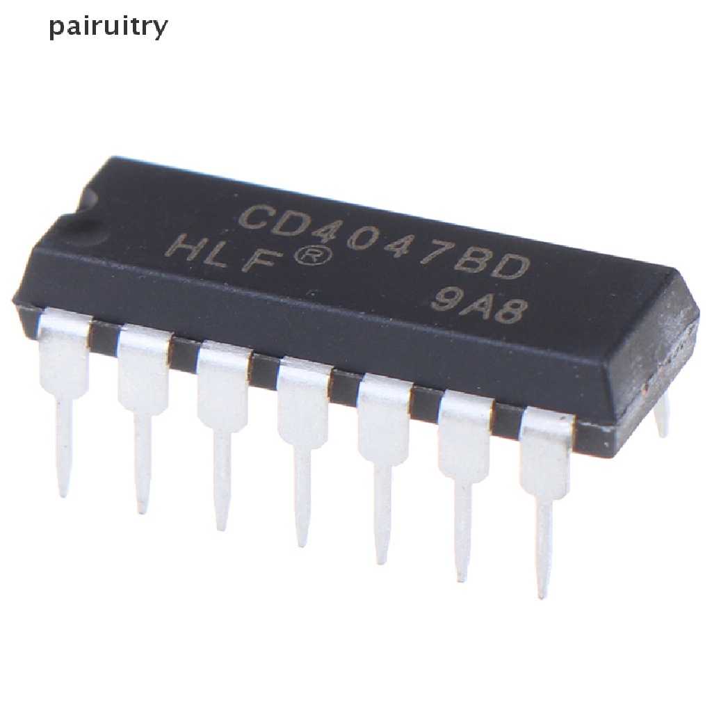 Prt 10PCS CD4047BE IC Baru Dan original in-line DIP-14 Osilator multi Frekuensi PRT