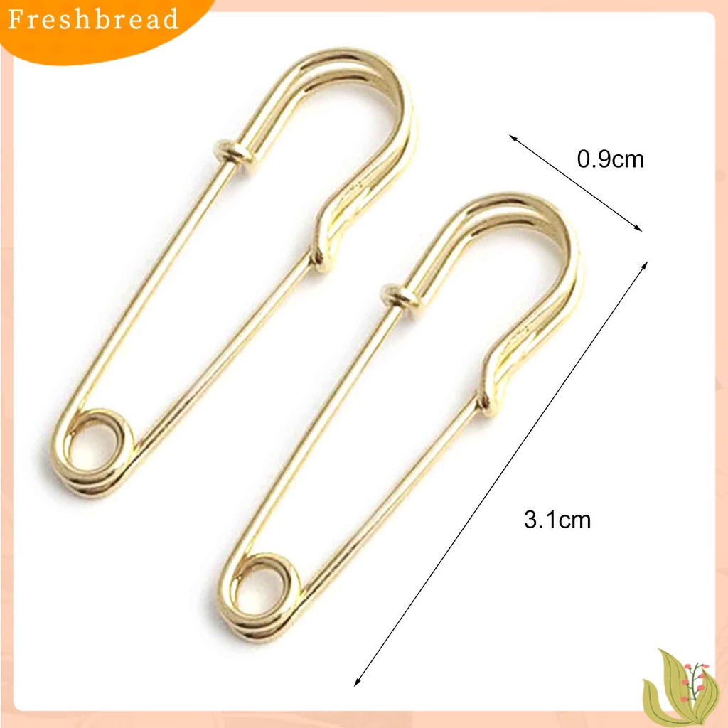 &lt; Freshbread &gt; 1pasang Anting Tusuk Wanita Bentuk Pin Punk Alloy Mini Untuk Belanja