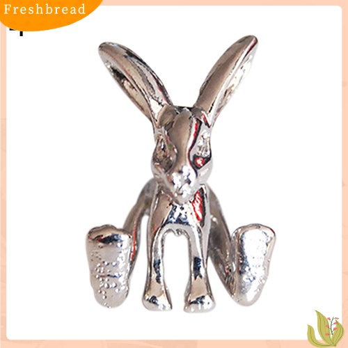 &lt; Freshbread &gt; 1Pc Wanita Kelinci Lucu Hewan Alloy Telinga Stud 3D Bunny Earring Fashion Perhiasan