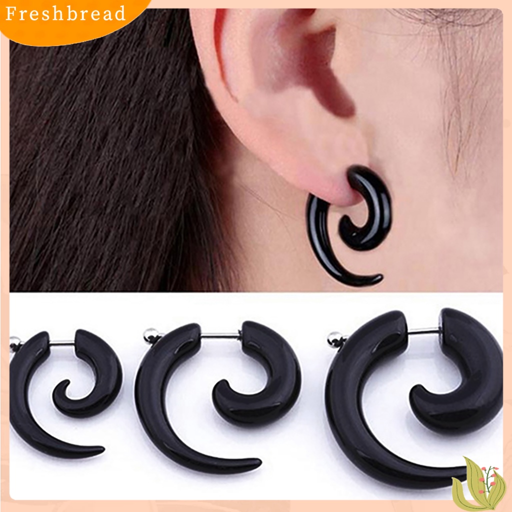 &lt; Freshbread &gt; Anting Fashion Stunning Gaya Punk Rock Unisex Kuku Telinga Motif Siput Untuk Salon