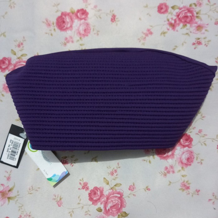 TERMURAH Zoya Jilbab Hijab Bergo Kerudung Instan Instant Marsha HX Casual Zoya - Ungu terong