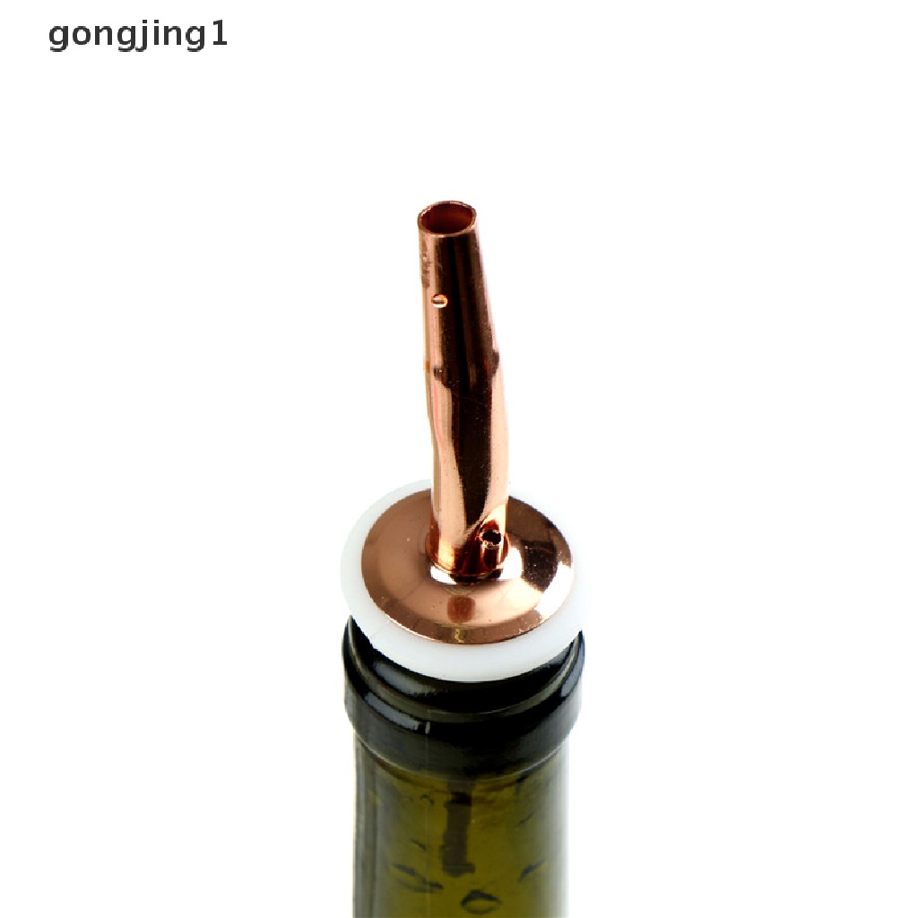 Ggg 1Pc Rose Gold Stainless Steel Botol Minuman Keras Spirit Pourer Gratis Flow Pour Spout ID