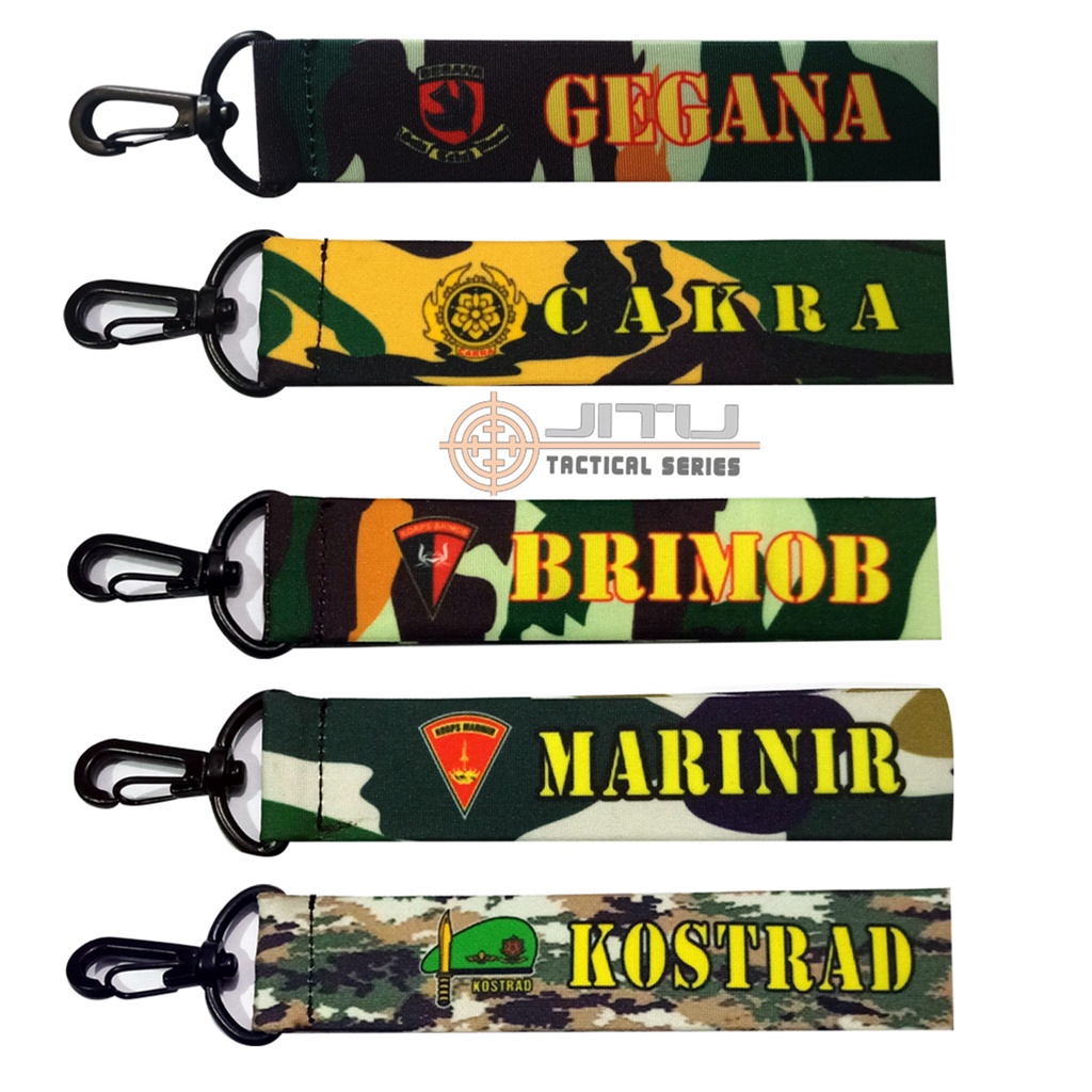 Gantungan Kunci Keychain Army Gantungan Kunci Sublime Tactical Series Army Perlengkapan Militer