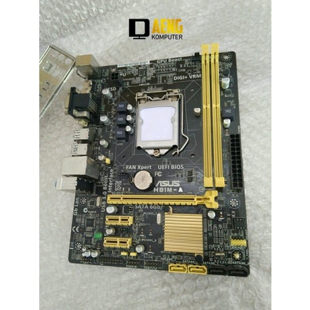 Motherboard Mainboard Mobo Pc Asus H81M-A Socket 1150 gen 4 ada HDMI