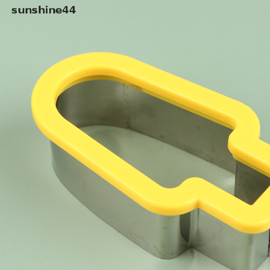 Sunshine 1Pc Pemotong Semangka Bentuk Pohon Lucu Stainless Steel Fruit Slicer Cutter Tools ID