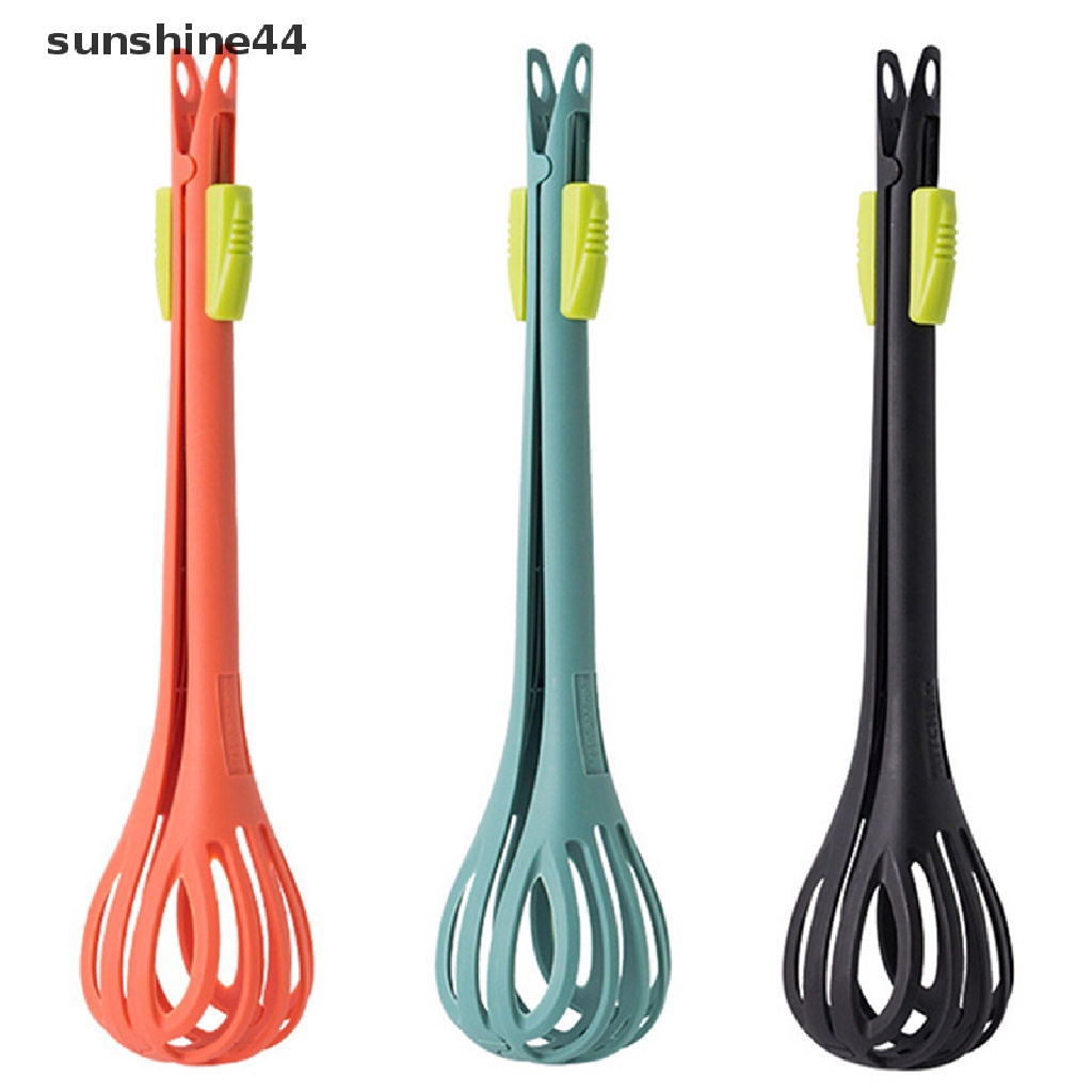 Sunshine 1Pc al Pengocok Telur Egg Milk Whisk Pasta Penjepit Makanan Klip Mixer ID