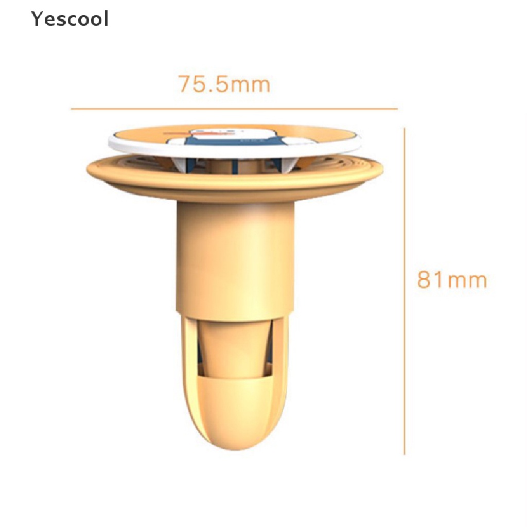 Yescool Kartun Penutup Colokan Floor Drain Dapur Bak Mandi Wastafel Kamar Mandi Water Stopper ID