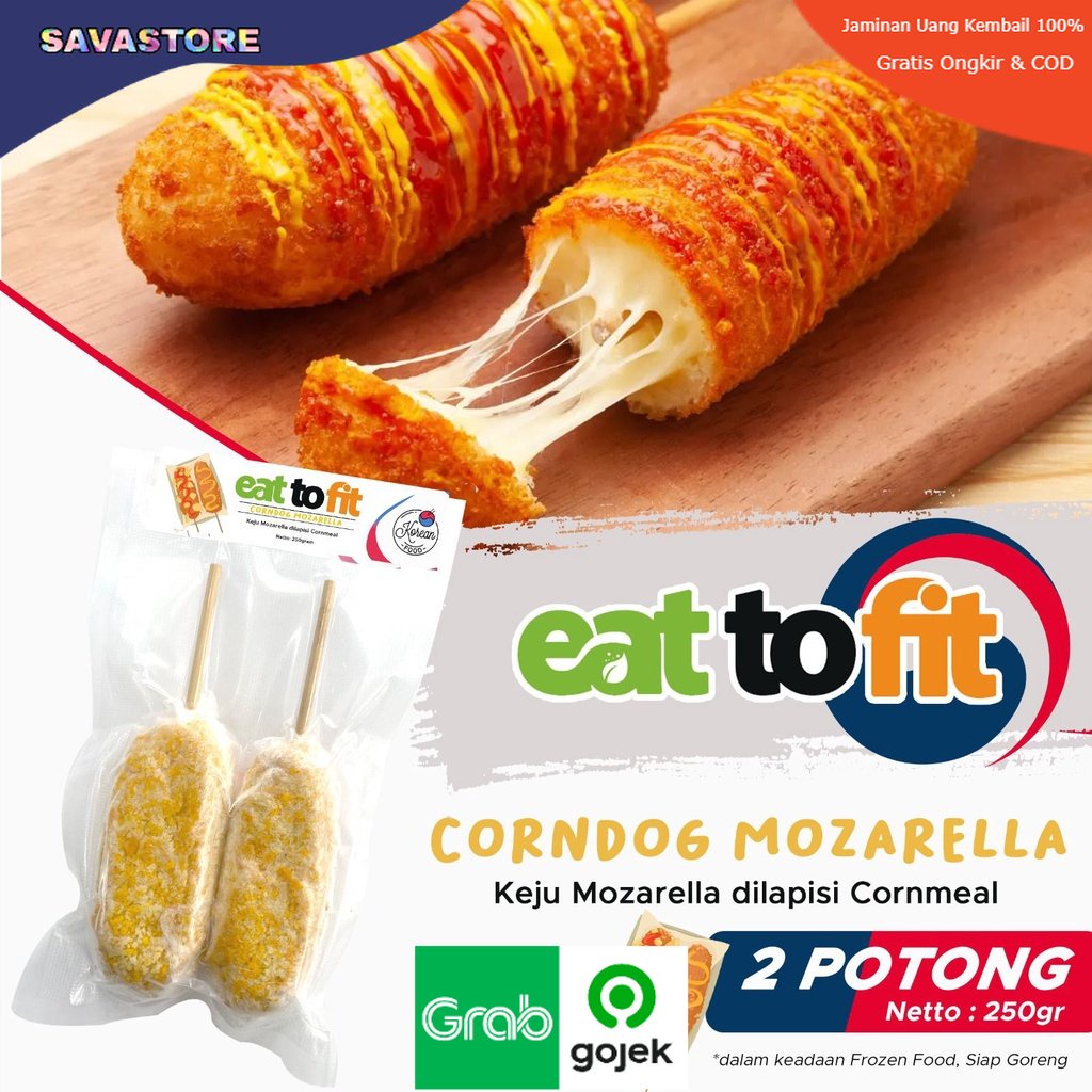 FROZEN CORNDOG MOZARELLA - CAMILAN KOREAN FOOD