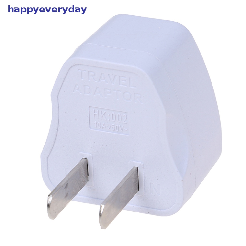 [happy] Universal EU UK AU to US USA AC Travel Colokan Listrik Adapter Outlet Converter [ID]