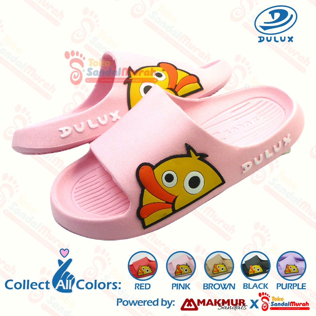 Toko Sendal Murah - Sandal Anak Slop Uk 30 - 35 / Sandal Lucu Anak Motif Bebek / Sandal Slop Nyaman / Sandal Casual Outdoor / Sandal Santai Sehari - hari [Toko Sendal Murah M 509 C]