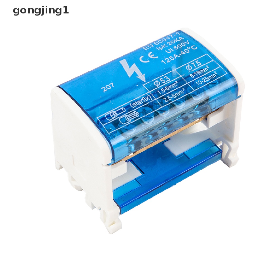 Ggg Din Rail Terminal Block WKH207 Kotak Distro Listrik Modular Blok Sambungan ID