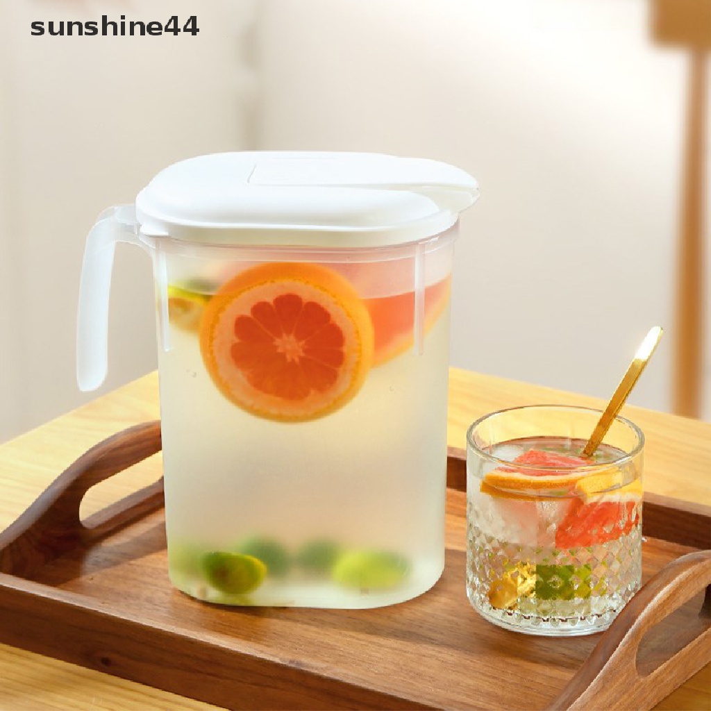 Sunshine 2400ML Kulkas Lemon Juice Jug Cold Kettle Ketel Kapasitas Besar Dapur ID