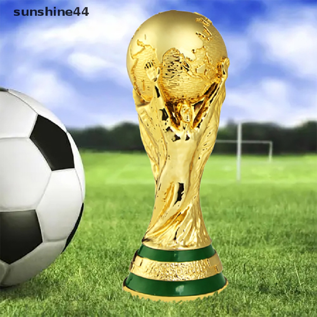 Piala Sepak Bola Piala Dunia Sunshine Model Piala Replika Resin Kipas Sepak Bola Souvenir Hadiah ID