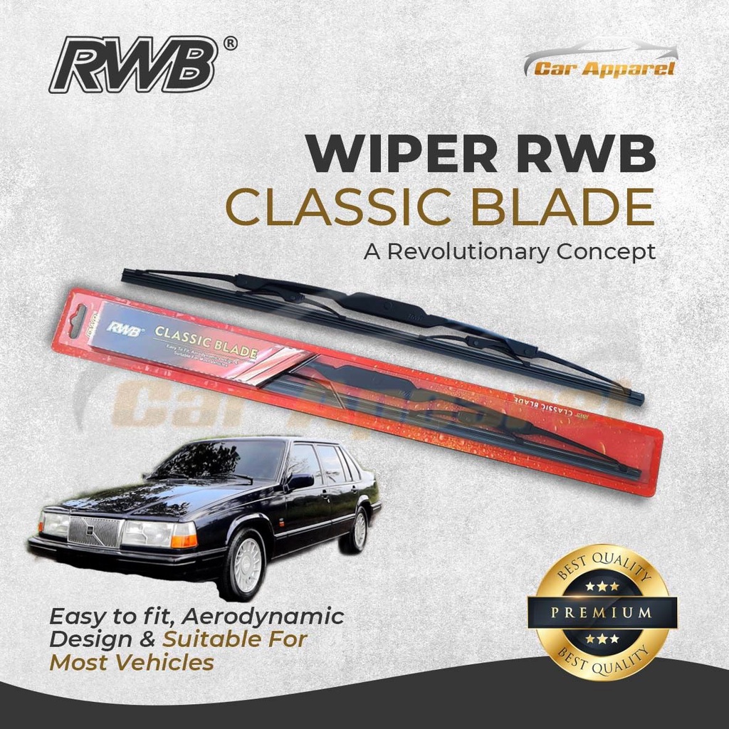 Wiper RWB Classic Volvo 960 Hybrid / Windshield Volvo 960
