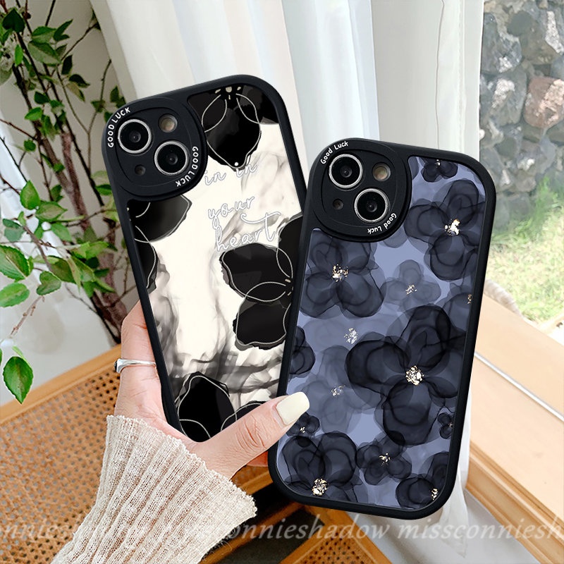 Case Realme C53 C31 C21Y C12 C30 C25Y C11 C55 C30s C20 C25s C35 C15 5i 7i 9i 6s 56i 8 6 8i 8 10 Pro 10Pro+ C17 C17 C20A C3 C21 GT Mewah Retro Flower Vintage Floral Soft Sarung