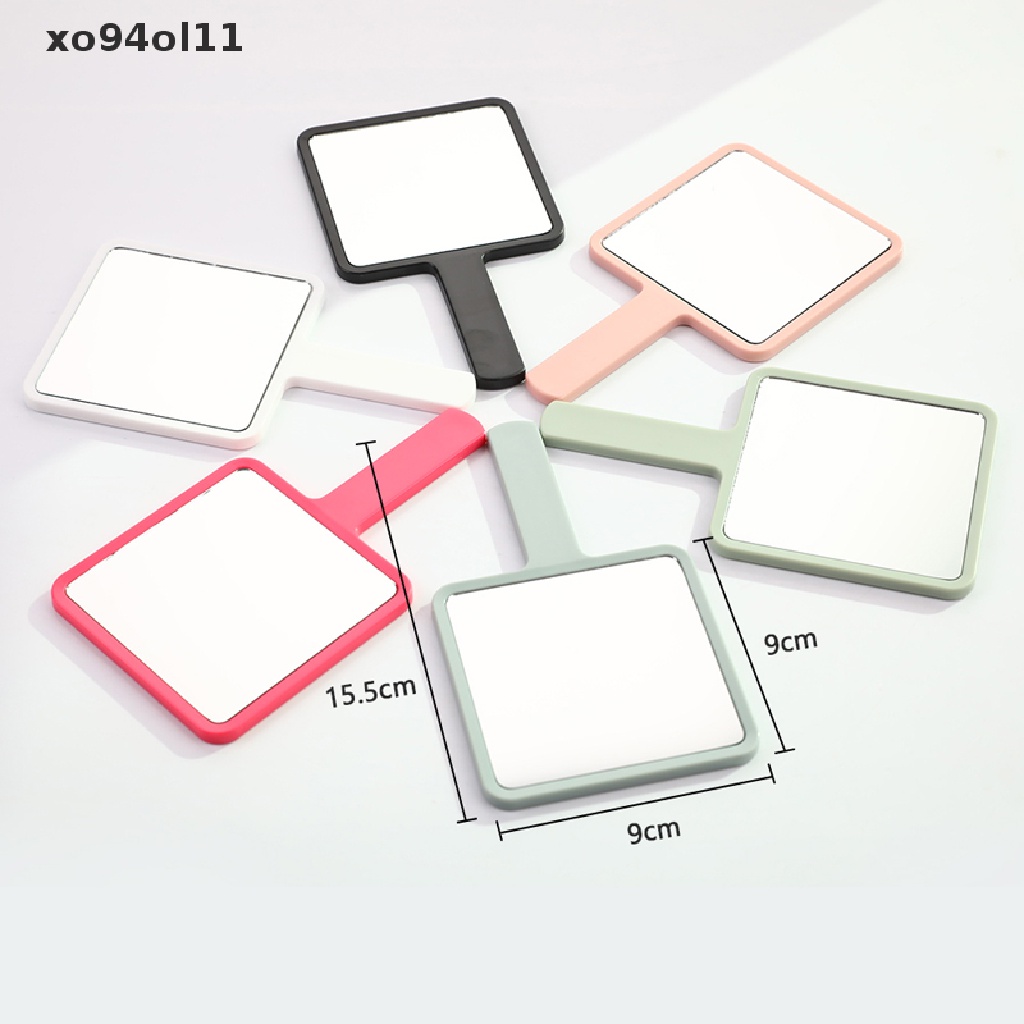 Xo Handle Mirror Kaca Rias Persegi Kaca Rias Genggam Hand Mirror Makeup OL