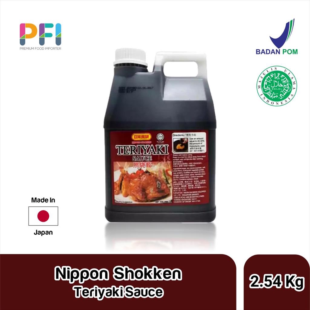 Nihon Shokken Teriyaki Sauce Halal 2.54 kg (Nippon Shokken)