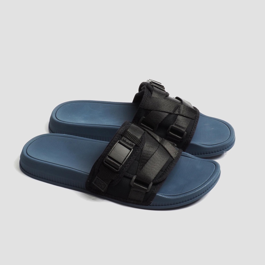 SANDAL SLIDE PRIA - SENDAL SLIP ON FLIP FLOP SELOP | BT KUTA - MIDNIGHT BLUES