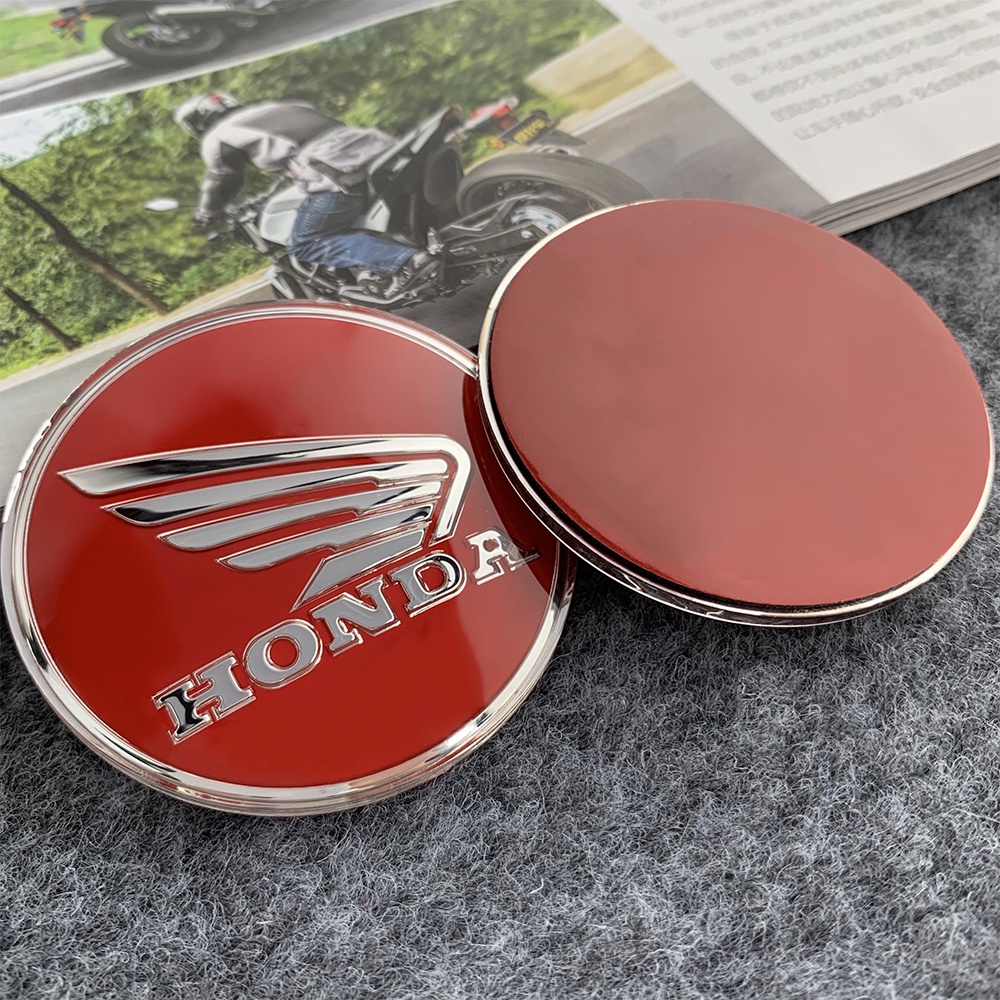 Stiker HONDA Kepala Motor Bentuk Bulat Cembung Dekorasi Penutup Tangki Bahan Bakar Akrilik Modifikasi Aksesoris Body Scratch Cover Decoration Untuk HONDA ADV PCX CBR FORZA