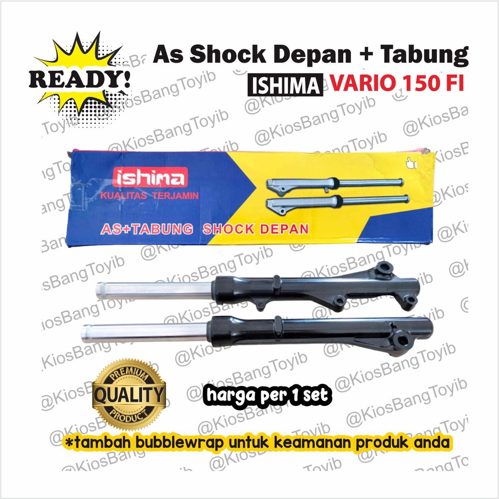 As Shock Skok /Shockbreaker Depan + Tabung Honda VARIO 150 FI (Ishima)