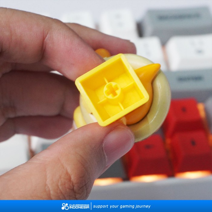 Keycaps CLV Psyduck Lifebuoy Artisan Keycaps for Mechanical Keyboard